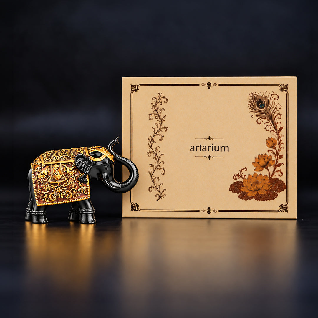 Royal Elephant Statue with premium Packagingย